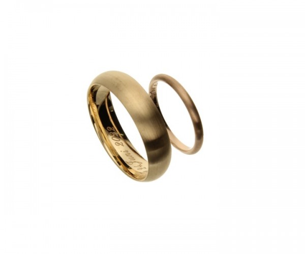 Trauringe Rosegold 585