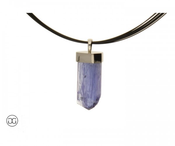 Anhänger Palladium 950 Tansanit 17.22 Ct
