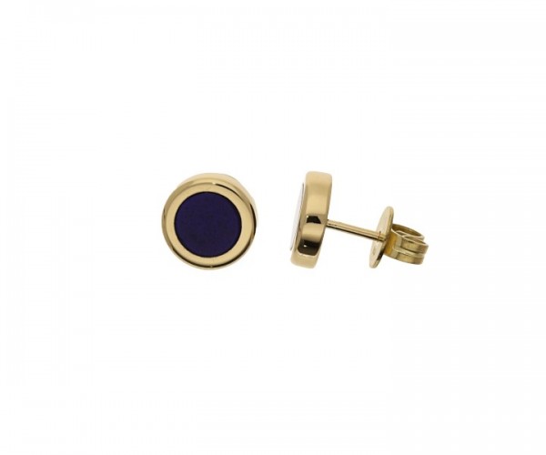 Ohrstecker Gelbgold 750 LapisLazuli