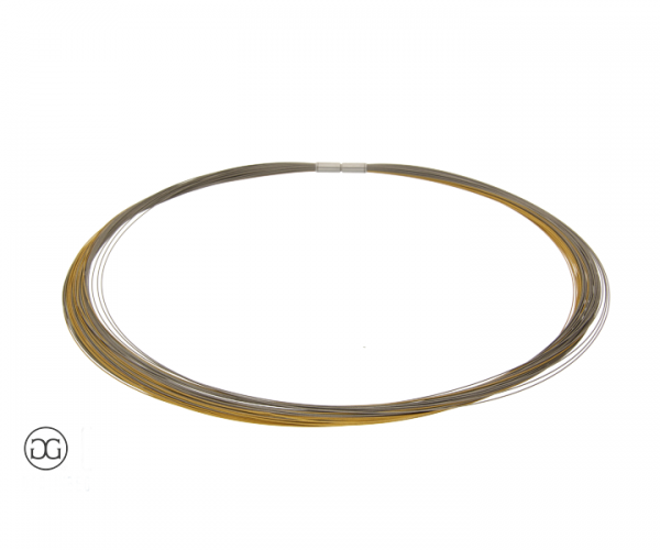 Spirale Edelstahl bicolor