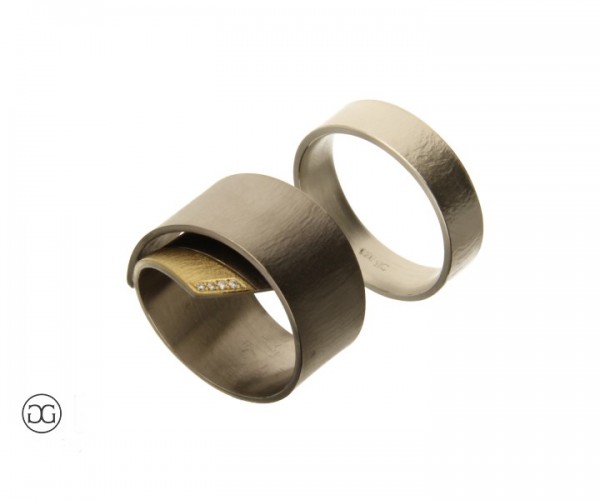 Trauringe Palladium 950 Silber 925