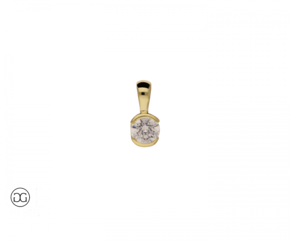 Brillant-Anhänger Dresden Brillant 0,25ct