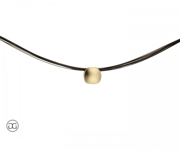 Kollier Moon Basic mit Brillanten
