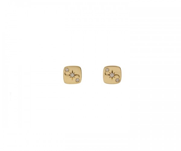 Ohrstecker Gelbgold 750 Brillanten 0,05ct