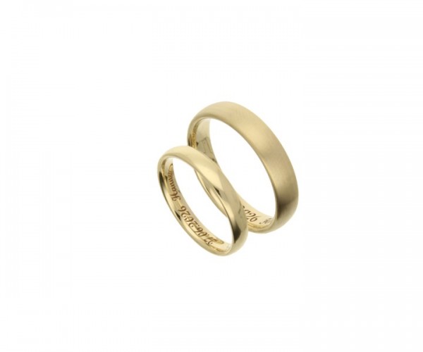 Trauringe Gelbgold 375