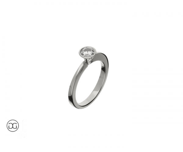 Brillantring Düsseldorf Brillant 0,38ct