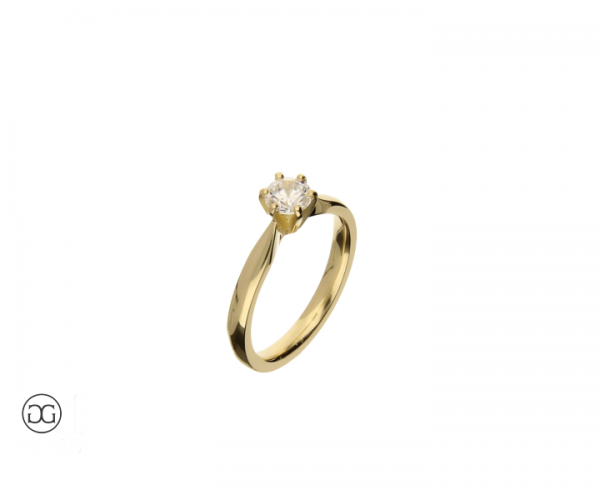 Brillantring Frankfurt Brillant 0,25ct